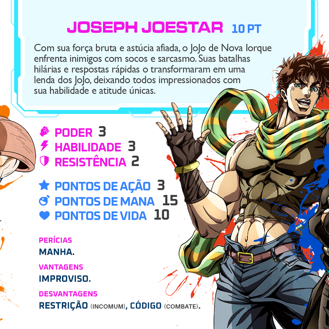 JoJo's Bizarre Adventure para 3DeT Victory