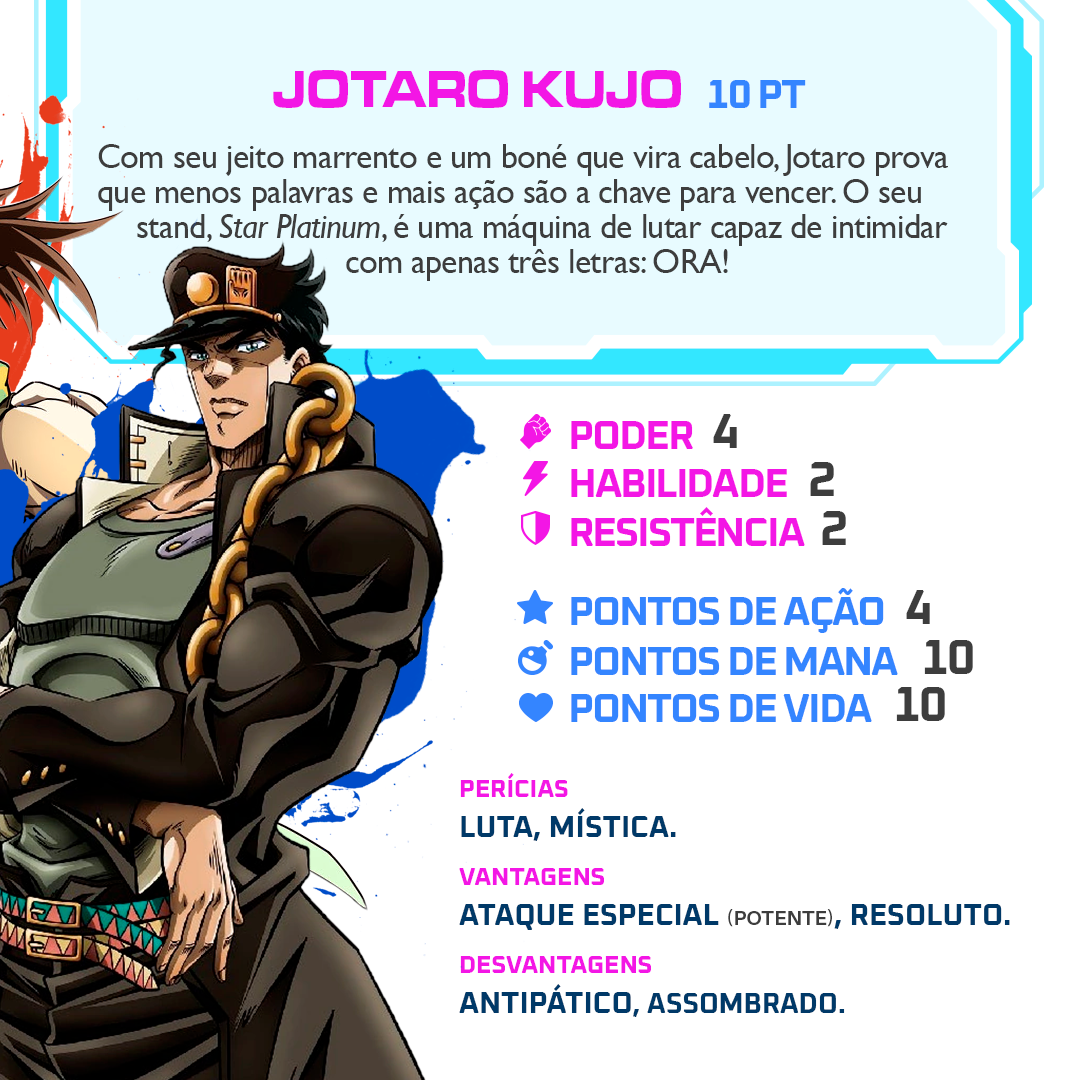 Qual seria seu Stand em Jojo?